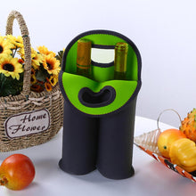 Charger l'image dans la galerie, Portable 1/2 Bottles Neoprene Wine Bottle Freezer Bag Cooler Wine-bottle Bag Protect Insulated Cover Beer Cooling Holder Carrier