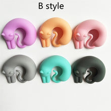 Charger l'image dans la galerie, 6 Pcs Charms Gifts Cat Wine Glass Animal Shape Label Marker Sticker Party Silicone Cup Party Holiday DIY Decoration