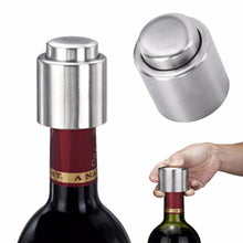 Charger l'image dans la galerie, 1PCS Stainless Steel Wine Bottle Stopper Vacuum Red Wine Cap Sealer Fresh Keeper Bar Tools Bottle Cover Kitchen Accessories