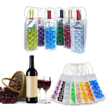 Charger l'image dans la galerie, 1PC PVC Wine Bottle Freezer Bag Champagne Cooler Beer Cooling Gel Ice Carrier Holder With Handles Portable Liquor Ice-cold Tools