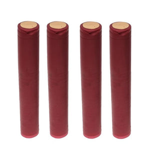 100pcs Wine Bottle Heat Shrink Capsules Wine Heat Shrinkable Plastic Cap Red Wine Heat Shrinkable Film Double Buccal Bottle